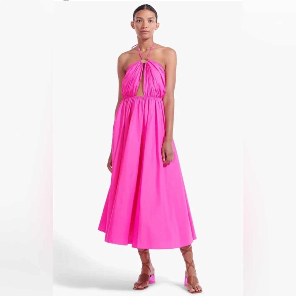 STAUD Danielle Dress Bougainvillea- D60